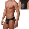 Men's Sexy Assless Thongs Jockstrap Black Underwear Erotic Underpants Briefs