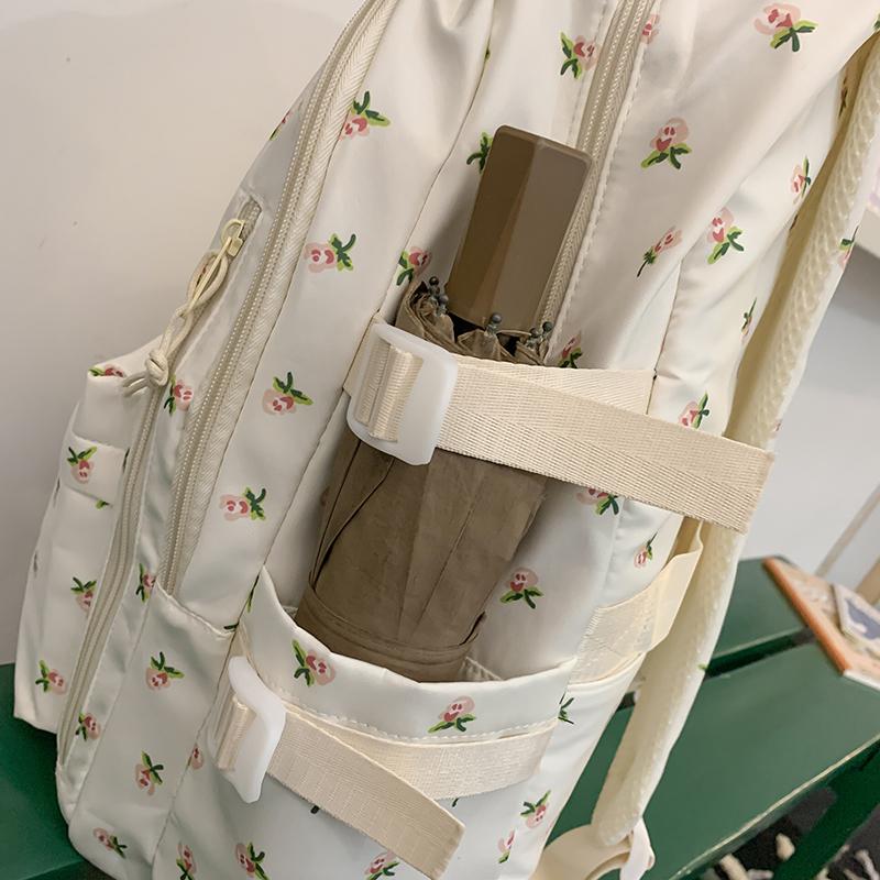 Cute Backpack Girls Fashion School Bag Large Capacity Student School Bag Portable Travel Storage Bag For Kids Beach Bag