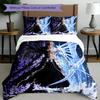 3-teiliges Bettbezug-Set (1 * Bettbezug + 2 * Kissenbezug, ohne Kern), BLEACH Druck Bettwäsche Set, Schlafzimmer Deko, Ganzjahres, Geburtstagsgeschenk