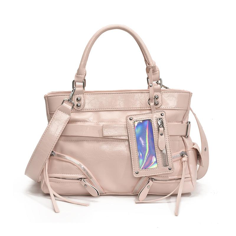 

Новая Сумка Персонализированная Сумка Через Плечо Большая Вместимость Сумка-Тоут Сумка Мессенджер Женская no pendant розовый