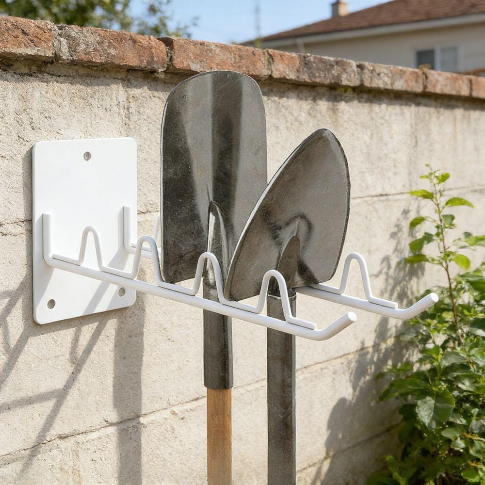 Wall Mounted Garden Tool Storage Rack Large Capacity Wall Garage Storage Rack  Gardening Tools