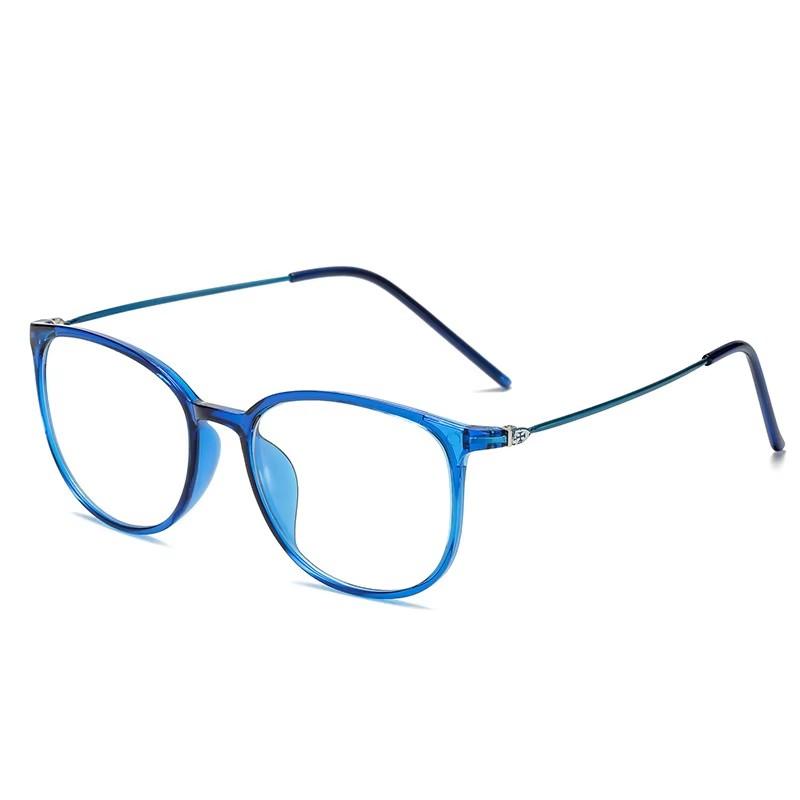 

Anti-Blue Light Myopia Glasses Women Men Round Frame Nearsighted Prescription Glasses Diopter Espejuelos Graduados De -4.5