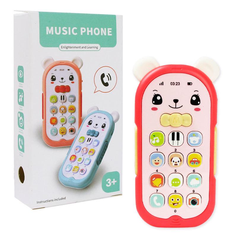 Cross-border Little Chick & Bear Music Phone Toy for Infant Early Learning