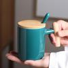 Creative Ceramic Mug with Wooden Handle