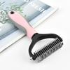 Stainless Steel Dog Trimmer Comb Double-Sided Pet Deshedding Brush Cat Comb Brushes Pet Comb  Home