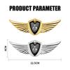Car Styling 3D Metal Wing Emblem Badge Decal Car Interior Decoration Accessories For Mitsubishi Lancer, Eclipse Cross, Triton