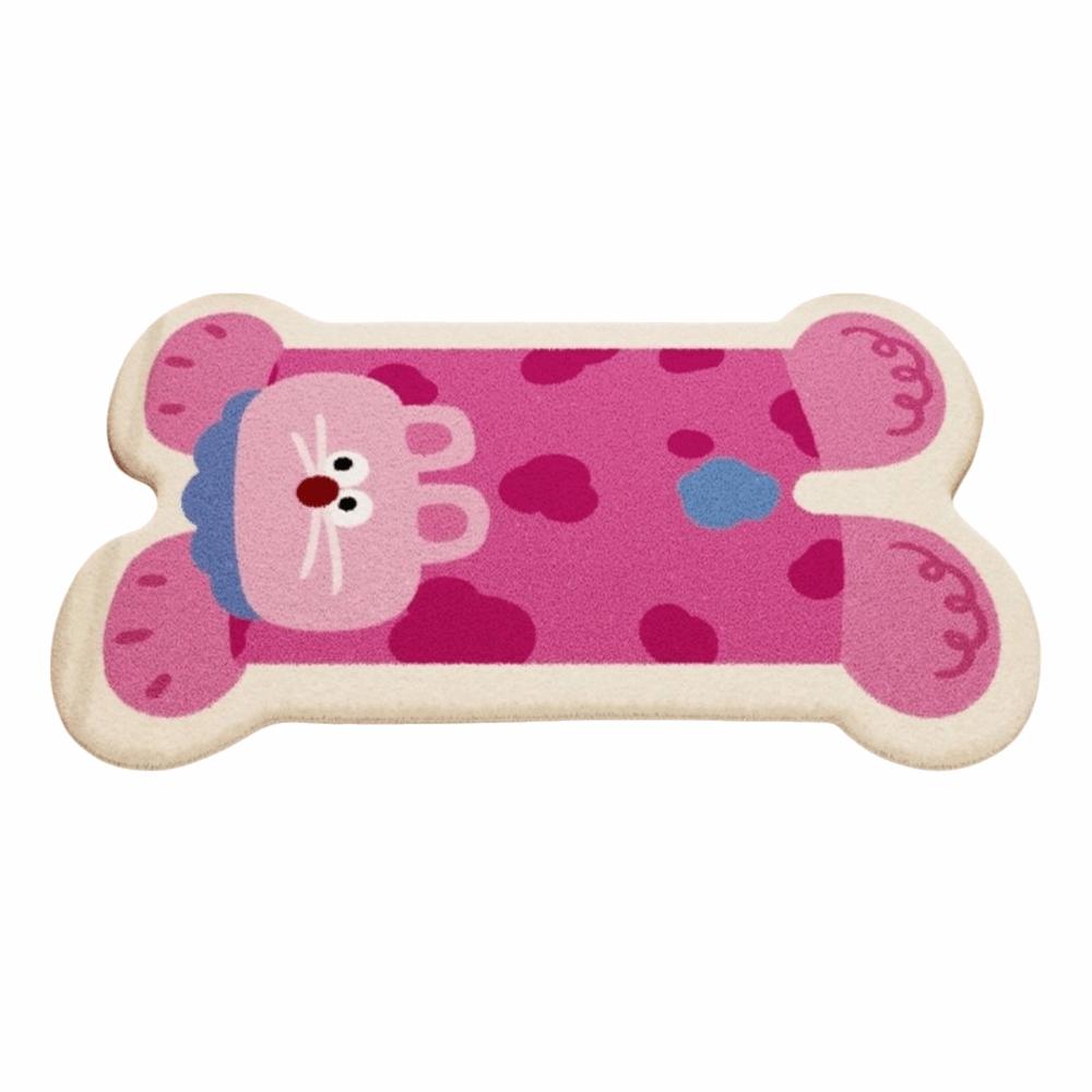 Material Bathroom Floor Mat Thickened Cartoon Design Toilet Carpet Non-Slip Water Absorption Bathroom Rug Bathroom Use
