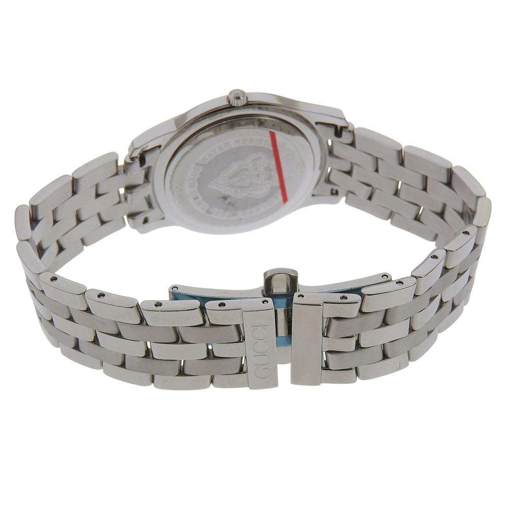 GUCCI G class Watches 5500M blackDial Stainless Steel Quartz Analog display mens Used