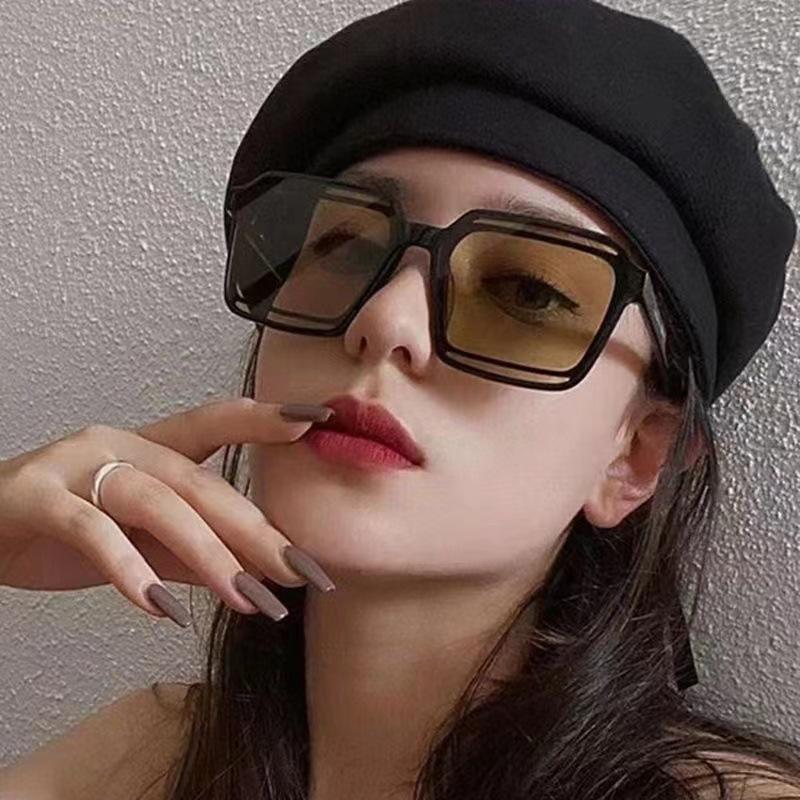Trendy Personalized Dance Sunglasses Women's Street Shooting Concave Sunscreen Sunglasses Trendy Ins Same Fashion Glasses