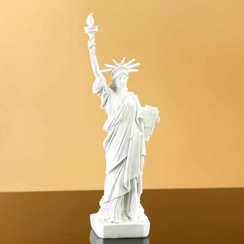 Creative Liberty Statue Resin Model 12 Inch Copper Finish for Art Lovers and Collectors