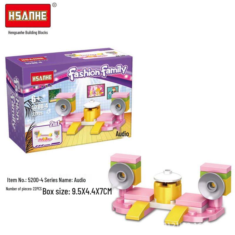 

Конструктор «Девочка-принцесса, играющая на джазовых барабанах», 5200 деталей, развивающая игрушка, совместимая с Lego