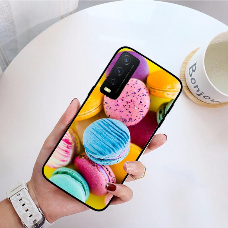 Macaron Handyhülle für VIVO Y31 Y21S Y21 Y15S Y53S Y11S Y12 V21 V21E Y20 Y70 1907 V17Neo Y21S Y33S Y72