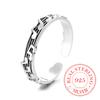 Real Money 925 Sterling Silver Vintage Note Music Finger Rings for Women Money 925 Wedding Party Jewelry Gift