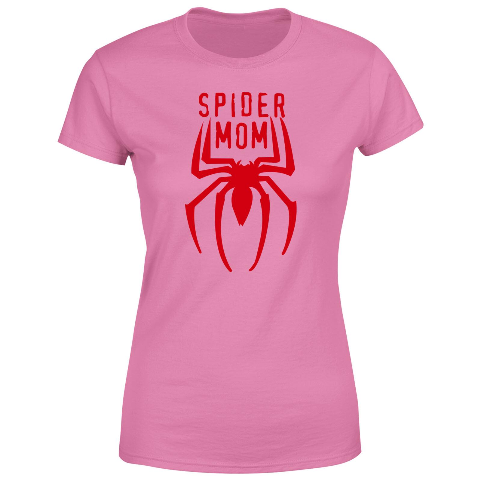 Spider Mom Womens 100% Cotton T-shirt Mens Tees Top Funny Saying Ladies Gift For Mum Mummy Tee Top 3XL