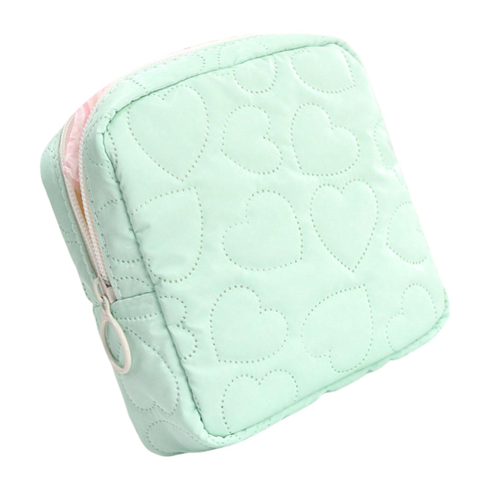 

Candy Colored Lovely Storage Pouches Decoration for Organizing Small Items With Sturdy Water Resistant PU Materials зелений