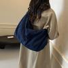 Large Denim Hobos Bags Women Korea Style Canvas Shoulder Bags Unisex Lazy Style Cloth Packages Pastoral Style Travel Handbags