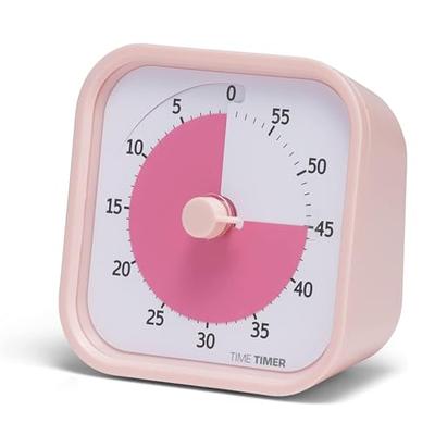 Time Timer TIME TIMER MOD Home Edition 9cm 60 Minuten Time Timer Mod Pfingstrose Pink Zeitmanagement TTM9-HPP-W Originalprodukt