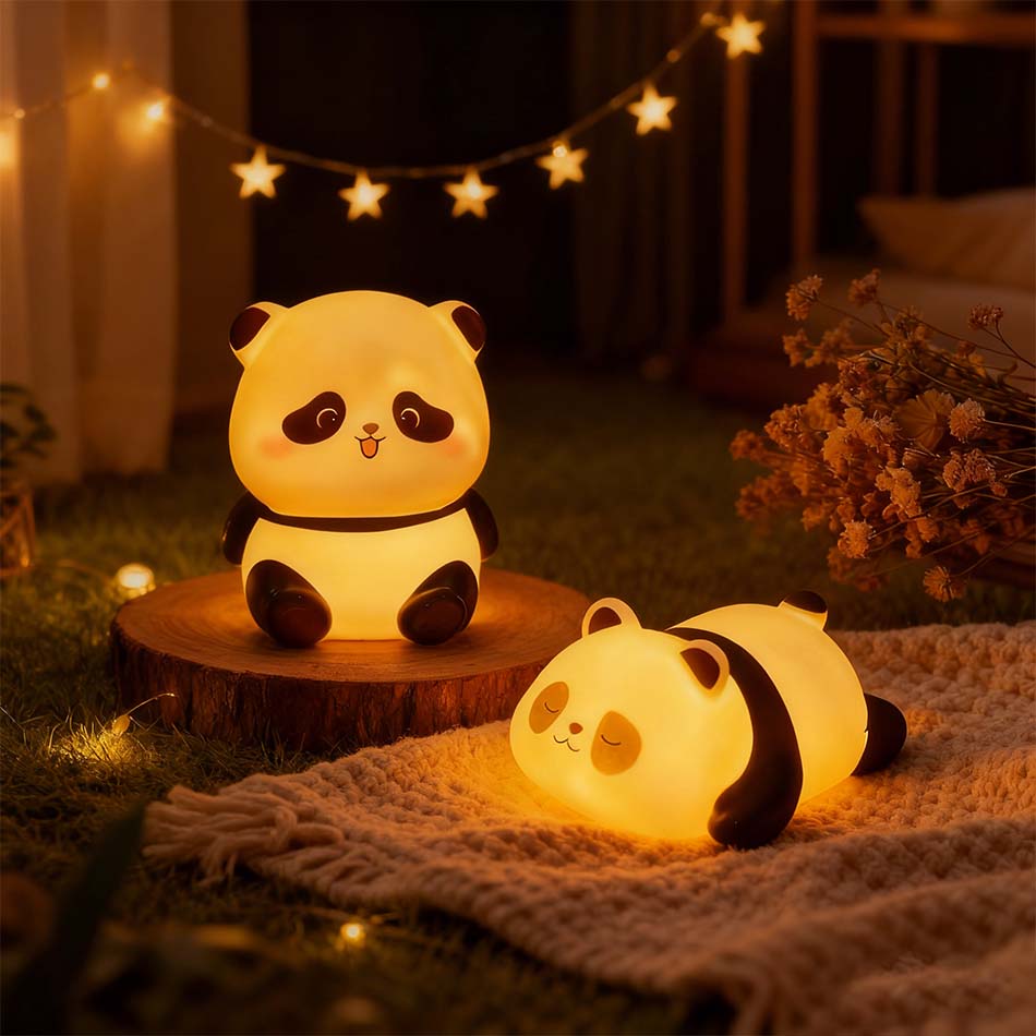 New popular panda night light atmosphere light bedside decoration Christmas gift children's birthday gift