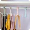 Rotatable 4-part Hook Versatile Hanger Tie Scarf Scarf Hanger Hook Home Coat Hat Storage Rack Plastic 4-part Hooks Bag Rack
