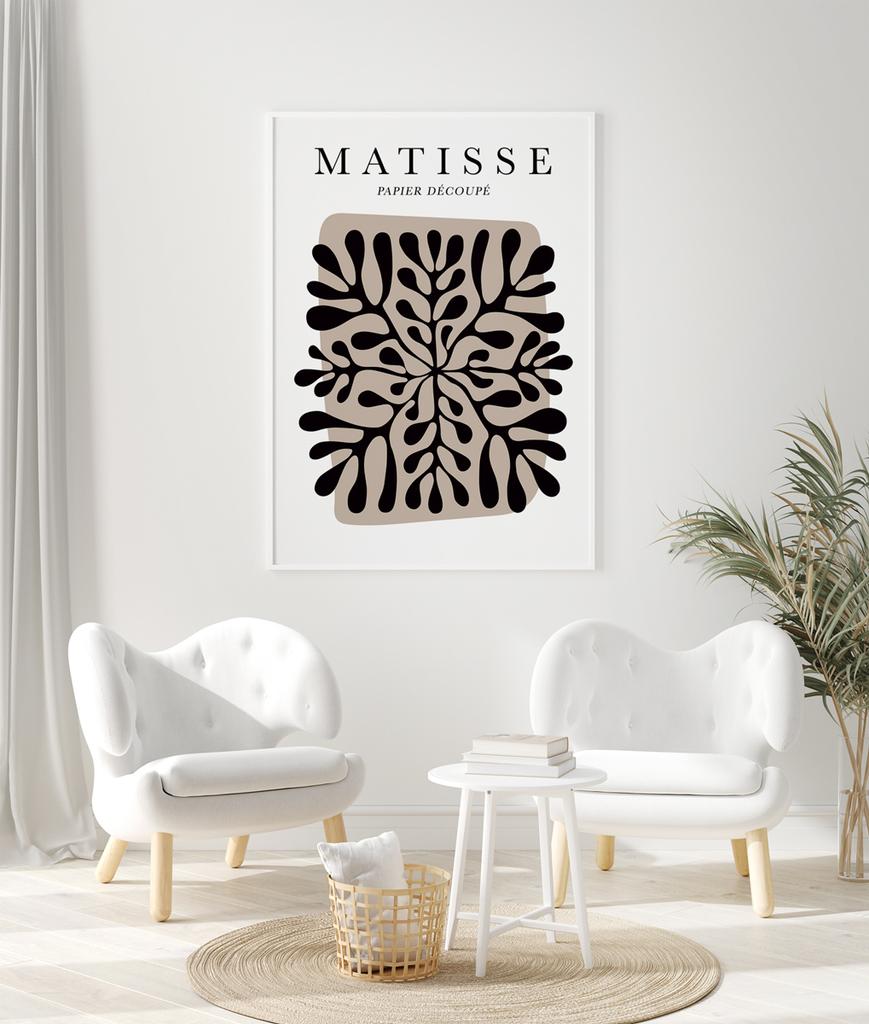 Poster Matisse Black Leaf