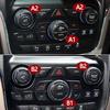 Front Central Console Radio Volume Rotary Knob Air Conditioning Heater Climate Control Button Cover For Jeep Grand Cherokee WK2