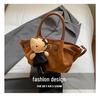 Retro Frosted Women's Crossbody Bag - 2025 Autumn/Winter Edition: Color Block Handbag, Versatile and High-End