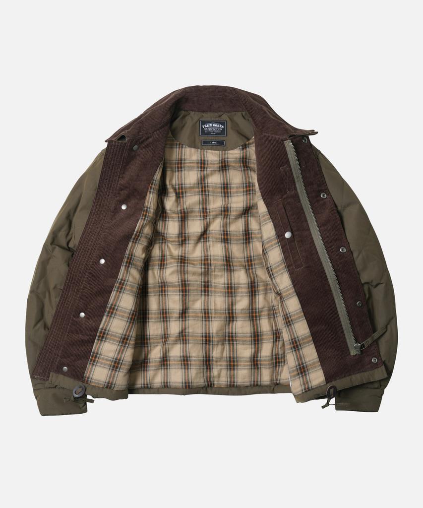 Frizmworks Quilted Heritage Hunting Jacket _ Olive