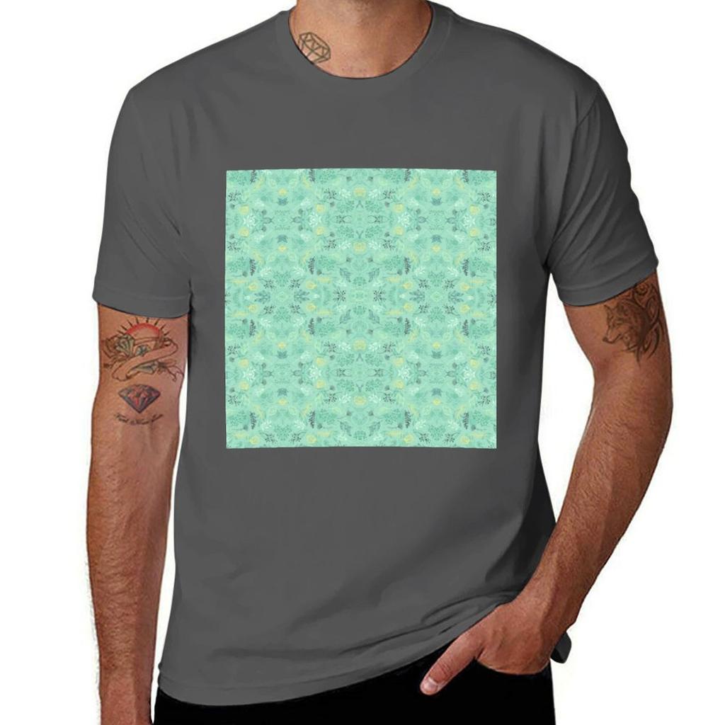 Flourish pattern TShirt Work Daily Short Sleeve Top