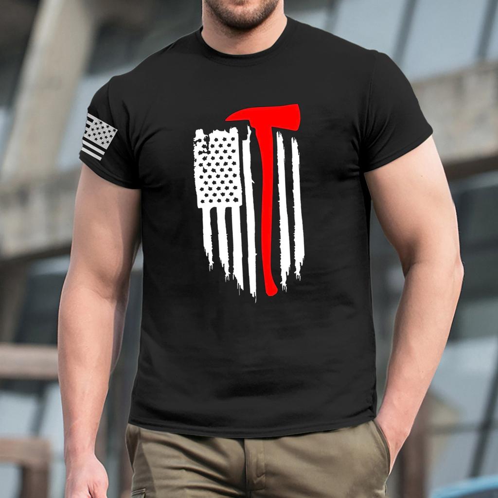Men'S Fashionable T-Shirt, Street Casual Short Sleeved Clothing