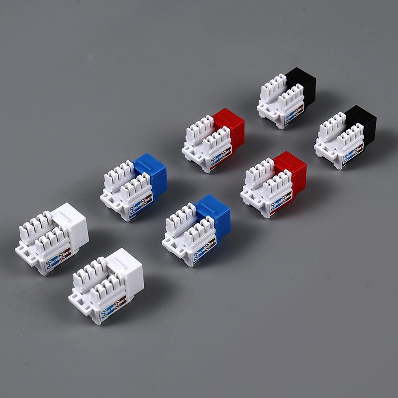 90° Unshielded Category 6 Module with Tail Hole