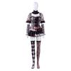 Halloween Dark Clown Cosplay Costume Bloody Set for Couples Carnival Stage Performance