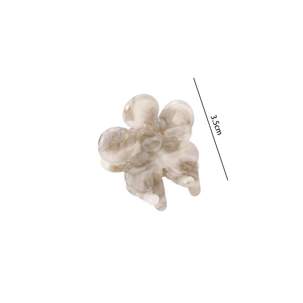 Small Women Elegant Hair Accessories Versatile Hairpin Acetic Acid Hair Claw Flower Grab Clip