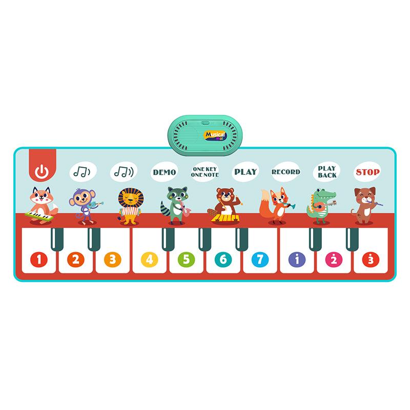 Interactive Children's Piano Mat: Educational Music Carpet for Parent-Child Play