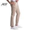Casual Business Attire for Men Twill Trousers, Slim Fit Stretch Chinos Pants, Solid Color Wrinkle Resistant Trousers Straight Leg Pants Office Dating