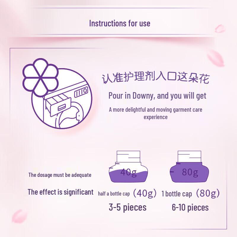 Lafang Silky Smooth Shampoo & Downy Pink Cherry Fabric Softener Set