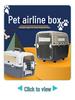 Portable Plastic Pet Carrier for Small/Medium Pets - Detachable Airline-Approved Transport Box