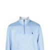 Polo Ralph Lauren Solid Color Stand Collar Half Zip Pullover Knit Sweater Men Sweater Blue 710812963-047