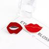 Red Lips Brooch Pendant: Stylish Cartoon Collar Decoration & Personalized Bag Accessory for Women