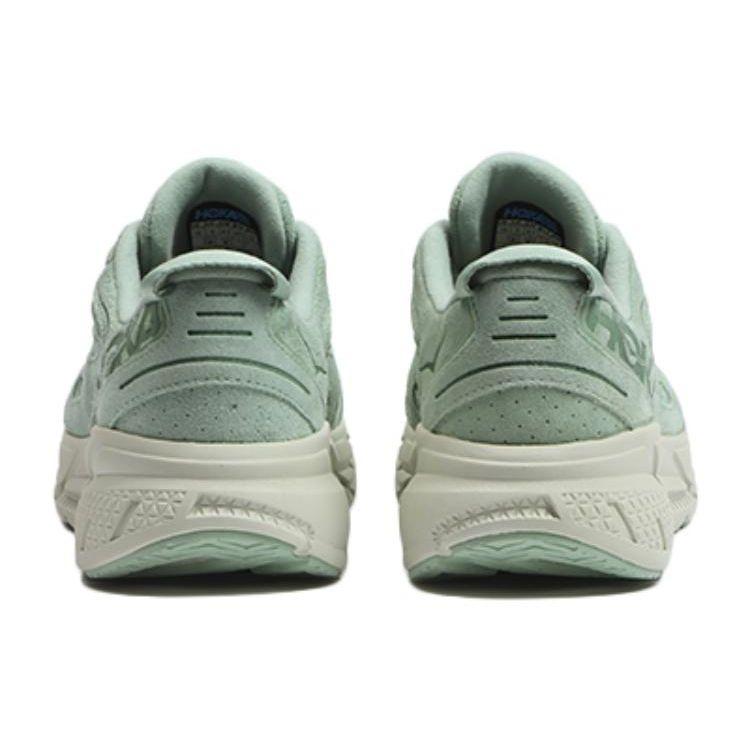 HOKA Clifton L Suede Smoke Green Unisex Sneakers Celadon-Tint 1122571-SGCT