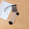 Polka Dot Socks Women See Through Transparent Crystal Silk Socks Summer Ultra-thin Breathable Girls Kawaii Cute Nylon Long Socks