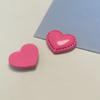 100Pcs Colorful Love Heart Resin Charms Flatback Buttons Beads for Card Making Scrapbooking Phone Case Decor and Jewelry Making