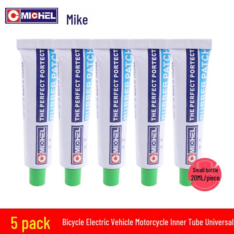 Motorcycle & Electric Vehicle Emergency Tire Repair Kit with Quick Glue & Rubber Strips