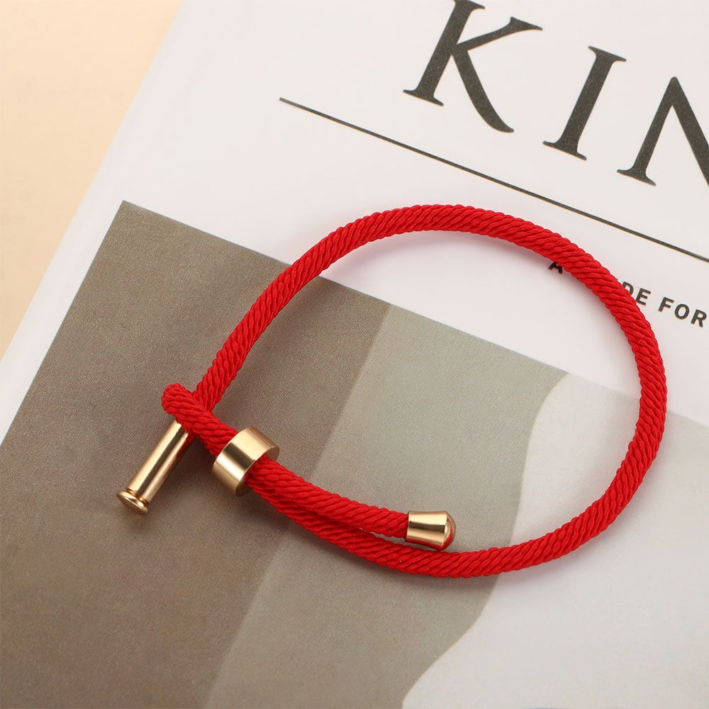 Adjustable Gift Milan Rope Women Rope Weaving Solid Color Thread Waistbands Couple Bracelets Friendship Bangles