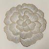 Luxury Peony Flower PVC Placemat: Heat-Resistant, Waterproof, and Oil-Proof.