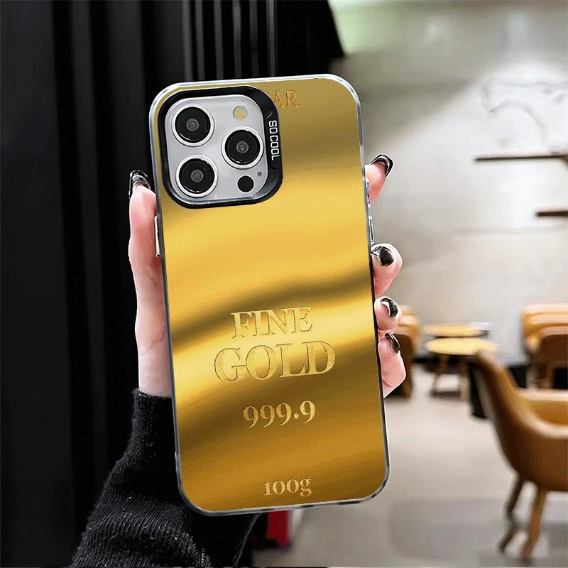 

Чехол для телефона с принтом золотого узора, противоударный, для iPhone 17 Air 16 16E 15 Pro Max 14 Plus 13 Mini 12, задняя крышка, защита от падений, веселый iPhone 15 Pro Max