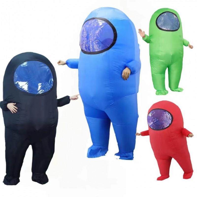 Inflatable Astronaut Costume Halloween Party Cosplay Adult Kids Fancy Dress Outfit