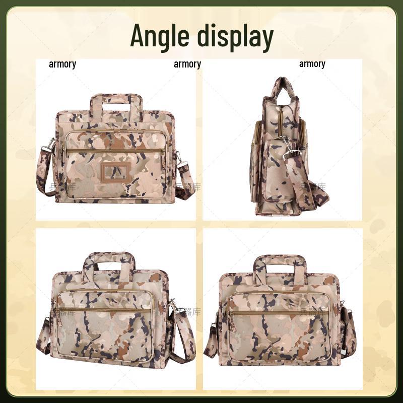 Tactical Camouflage Laptop & Document Shoulder Bag