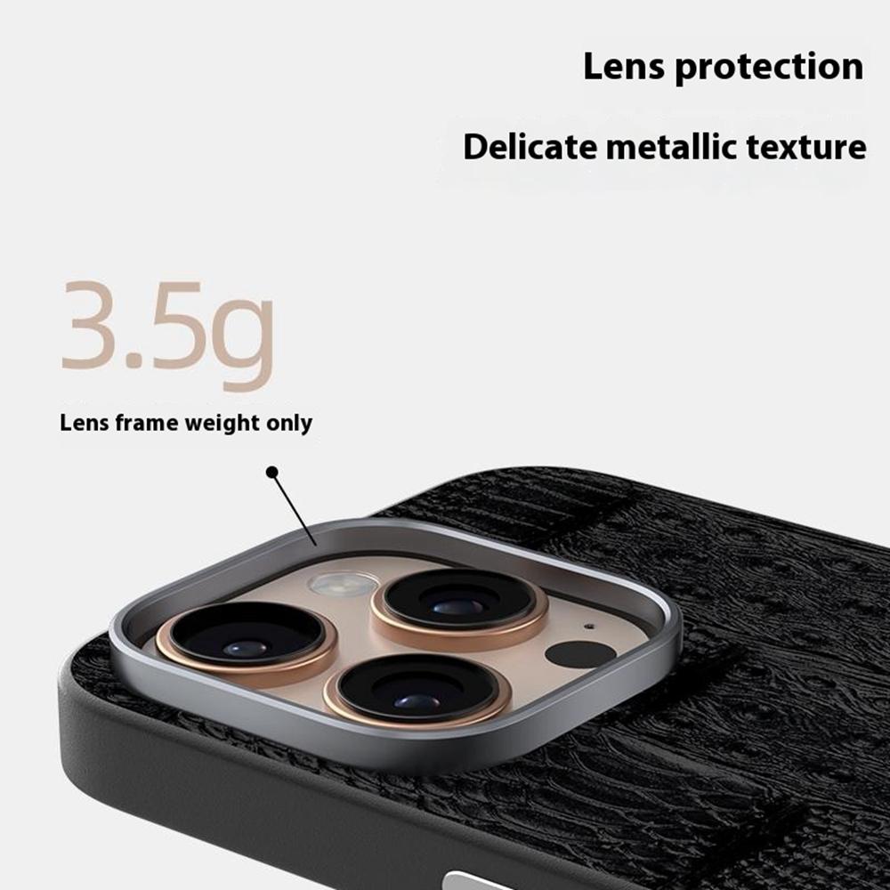 ABEEL For iPhone 16 Pro Case Compatible with MagSafe Beast Texture Micro-Embossing Back Cover