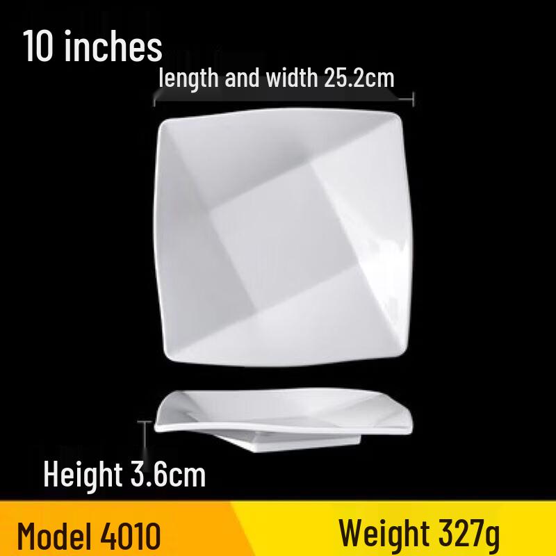 Melamine Rectangular Commercial Serving Plate