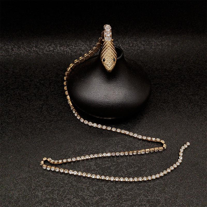 

Стильная заколка для волос в виде змеи с бахромой — модные женские украшения для элегантных причесок, идеально подходят для вечеринок и повседневной носки золотой